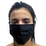 Ficha técnica e caractérísticas do produto Máscara Descartável TNT Duplo com Elástico 10 Unidades Cor Preta