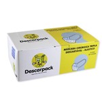 Ficha técnica e caractérísticas do produto Mascara Descartável Tripla com Elástico -pct com 50 - Descarpack
