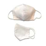 Ficha técnica e caractérísticas do produto Máscara dupla face 100% algodão 80 lavagens - Branca