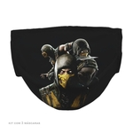 Máscara Dupla Mortal Kombat X Scorpion Trinity Kit c/ 3