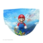 Máscara Dupla Super Mario Sky Kit c/ 3