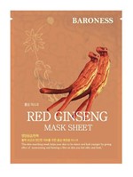 Ficha técnica e caractérísticas do produto Máscara Facial Coreana - Baroness Mask - Ginseng Vermelho