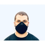 Ficha técnica e caractérísticas do produto Máscara Facial de Algodão Dupla Proteção 10 unidades estilo N95 preto