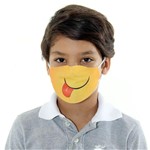 Ficha técnica e caractérísticas do produto Máscara Facial de Proteção de Rosto Infantil - Unissex - Emoji Língua