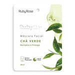 Ficha técnica e caractérísticas do produto Máscara Facial de Tecido Chá Verde Skin - Ruby Rose
