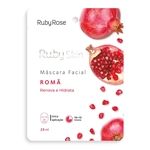 Ficha técnica e caractérísticas do produto Máscara Facial de Tecido Romã – Renova e Hidrata - Ruby Rose HB 700