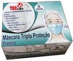 Ficha técnica e caractérísticas do produto Mascara Facial De Tripla Proteção Com Elástico Anvisa Fab Caixa Com 50