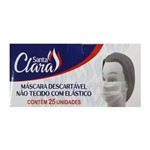 Ficha técnica e caractérísticas do produto Máscara Facial Descartável com Elástico 25unid - Santa Clara