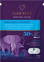Ficha técnica e caractérísticas do produto Máscara Facial em Tecido - Degustar - New Face Cosmetics