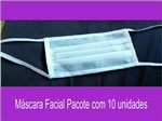 Ficha técnica e caractérísticas do produto Mascara Facial em TNT 40 - Branca - " para Amarrar " - Autentica Cosmeticos