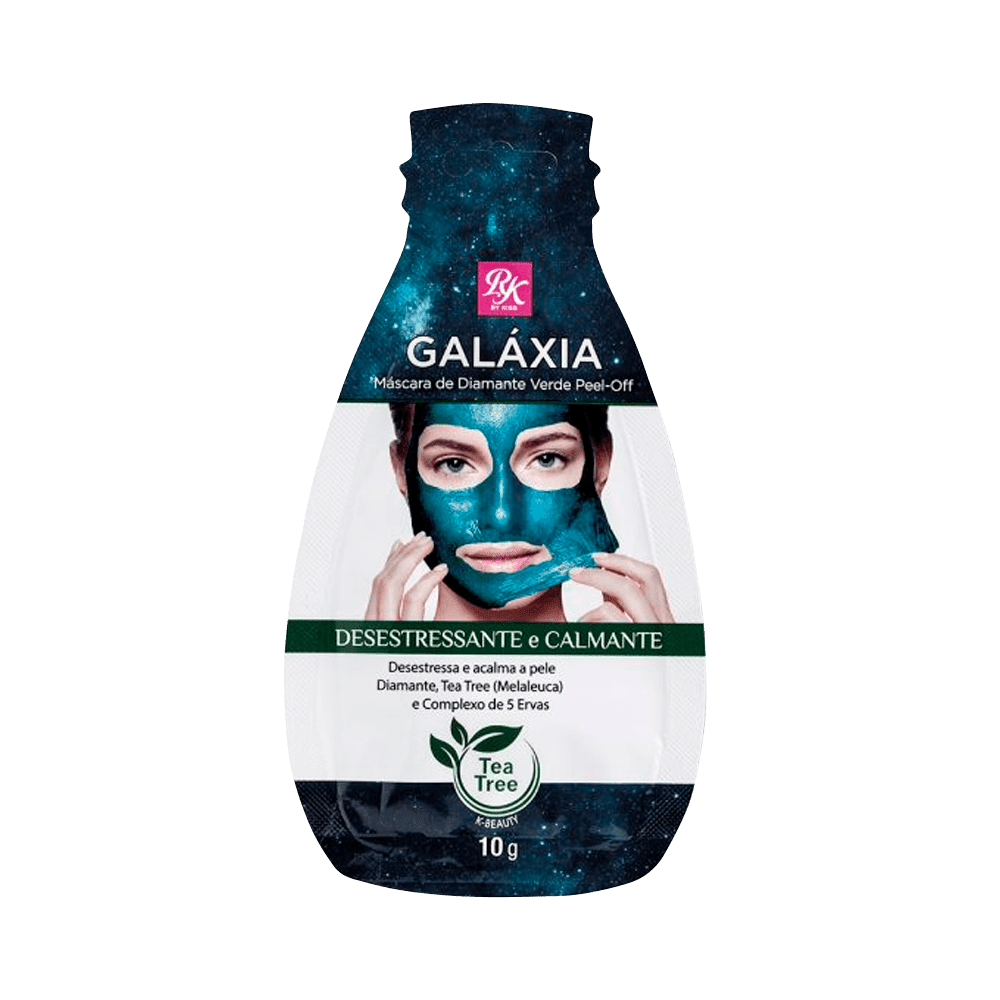 Ficha técnica e caractérísticas do produto Máscara Facial Galaxia Kiss New York Pell Off Diamante Verde 10g