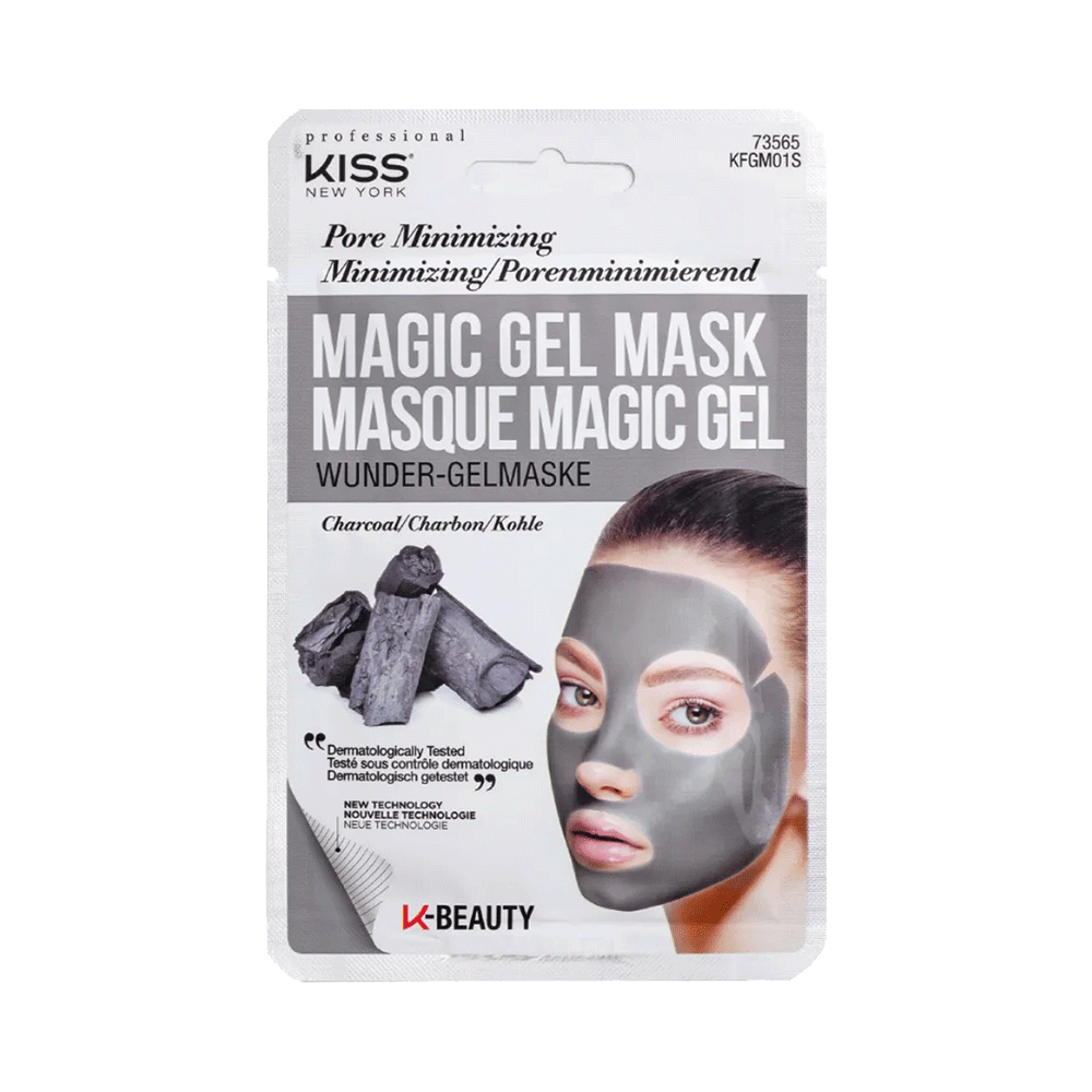 Ficha técnica e caractérísticas do produto Máscara Facial Kiss New York Magic Gel Mask Carvão