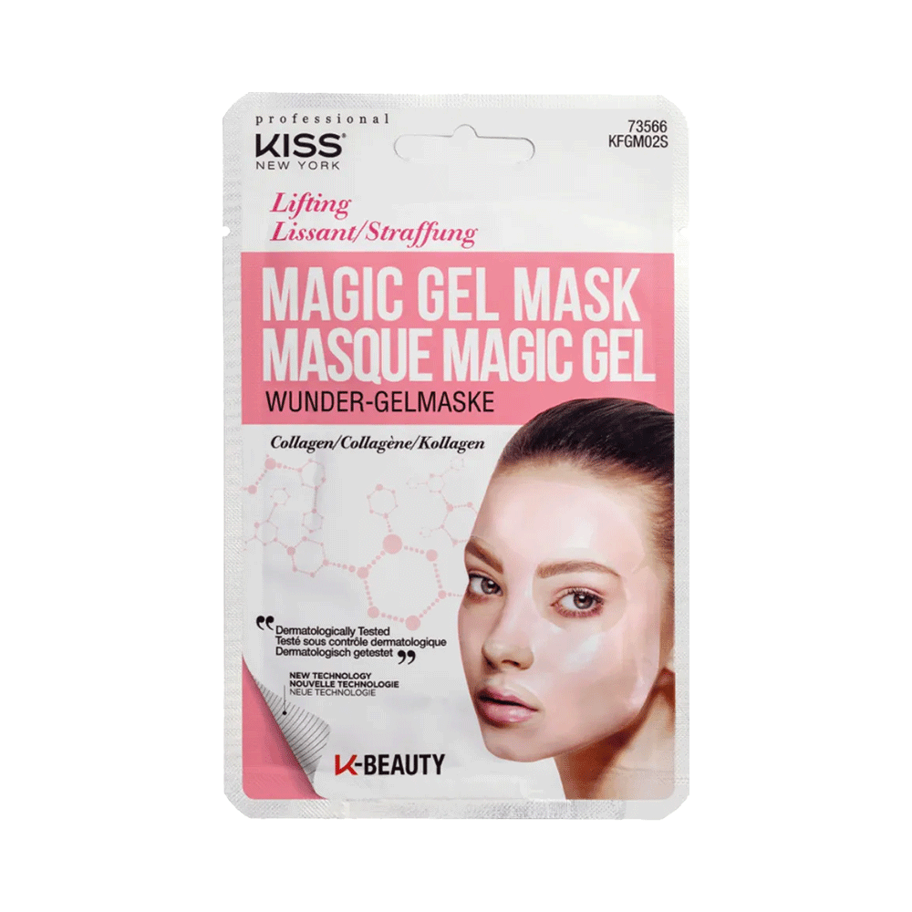 Ficha técnica e caractérísticas do produto Máscara Facial Kiss New York Magic Gel Mask Colágeno