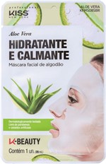 Ficha técnica e caractérísticas do produto Máscara Facial Kiss NY - Aloe Vera Hidratante e Calmante - Kiss New York