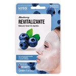 Ficha técnica e caractérísticas do produto Máscara Facial Kiss NY - Máscara Facial de Algodão Blueberry