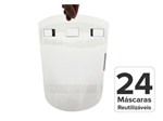 Ficha técnica e caractérísticas do produto Máscara Facial Protetora - Protetora de Rosto - 24 Unidades - Akikola