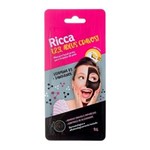 Ficha técnica e caractérísticas do produto Mascara Facial Ricca Preta para Limpeza de Pele 1, 2, 3 Adeus Cravos! - 12g