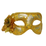 Ficha técnica e caractérísticas do produto Mascara Fantasia Carnaval kit 6 uni Festa Baile Eventos Amarelo