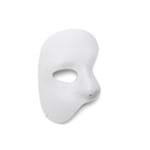 Ficha técnica e caractérísticas do produto Máscara Fantasma da Ópera - Branca - Plástica - Unidade