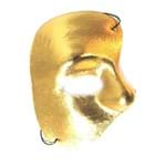 Ficha técnica e caractérísticas do produto Máscara Fantasma da Ópera - Ouro e Prata - Plástica - Unidade