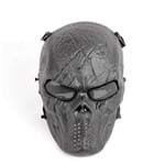 Ficha técnica e caractérísticas do produto Máscara Full Face Preta M6 - para Airsoft