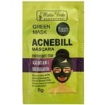 Ficha técnica e caractérísticas do produto Máscara Green Mask Flash Acnebill Ação Anti Acne Matto Verde - Pcte C/ 10 Unid