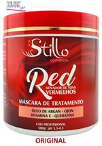 Mascara Hidratação Ativador Tons Vermelhos 500g Stillo - Stillo Cosmeticos