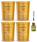 Ficha técnica e caractérísticas do produto Máscara Hidratação Intensiva Trivitt 1kg - 4 Un + Brinde - Itallian Color