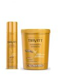 Ficha técnica e caractérísticas do produto Máscara Hidratação Intensiva Trivitt Nº3 1kg shampoo Pós 1l