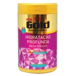 Ficha técnica e caractérísticas do produto Máscara Hidratação Profunda Mega Brilho Niely Gold 1kg