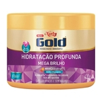Ficha técnica e caractérísticas do produto Máscara Hidratação Profunda Mega Brilho Niely Gold 430g