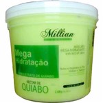 Ficha técnica e caractérísticas do produto Mascara Hidratacao Quiabo Millian 2Kg (Balde)