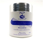 Máscara Hidratante Matizadora Violet Mask Macadâmia Especifico para Cabelos Loiros Np Hair Solutions 500G