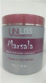 Mascara Hidrtatante Matizadora Marsala e Black Uniliss (500g Cada) - Uniliss Cosméticos