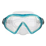 Ficha técnica e caractérísticas do produto Máscara Ibiza Speedo Silicone Azul Translucido Cristal