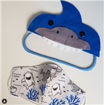 Ficha técnica e caractérísticas do produto Mascara Infantil com Visor em Acetato e Super Ajuste Baby Tubarão