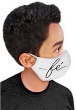 Ficha técnica e caractérísticas do produto Máscara Infantil em Tecido Duplo Lavável Kit com 10 Máscaras Branca