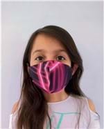 Ficha técnica e caractérísticas do produto Máscara Infantil Fabiola Molina em Tecido Laser Pink para Proteção Individual Lavável