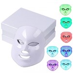 Ficha técnica e caractérísticas do produto Máscara Led Estética Facial Fototerapia 7 Cores em 1 Anti-Acne Anti-Rugas Tratamento de Cicatrização IMPORTADO ORIGINAL - Beauty Mack
