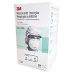 Mascara 3M PFF2 8801H de Proteção Respiratória para Riscos Biológicos Cx C/ 20 Un