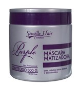 Máscara Matizadora Purple Profissional 500g Semélle Hair - Semelle Hair