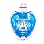 Ficha técnica e caractérísticas do produto Máscara Mergulho Mormaii Full Face Snorkeling Odyssey/Azul-Transparente/M