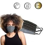 Ficha técnica e caractérísticas do produto Máscara na Fabrica Proteção em Tecido 100% Algodão Estampa Luxo