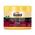 Ficha técnica e caractérísticas do produto Máscara Niely Gold Hidratação Profunda Compridos + Fortes 430g