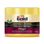 Ficha técnica e caractérísticas do produto Máscara Niely Gold Hidratação Profundo Compridos + Fortes 430g