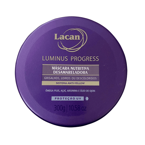 Ficha técnica e caractérísticas do produto Máscara Nutritiva Lacan Desamareladora Luminus Progress 90g
