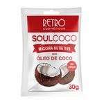 Ficha técnica e caractérísticas do produto Máscara Nutritiva Sachê Soul Coco Retrô Cosméticos 30g