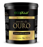 Máscara Óleo de Coco Banho de Ouro Ecoplus 1kg