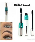 Ficha técnica e caractérísticas do produto Mascara para Cílios 4D 2 em 1 - Bella Femme