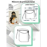 Ficha técnica e caractérísticas do produto Máscara De Proteção Facial 8 Polegadas Incolor Protetor Face